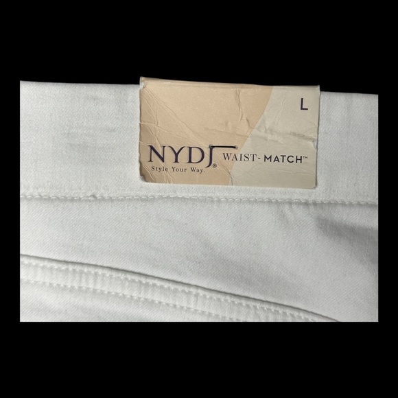 NYDJ Marilyn High Rise Straight Jeans. Sz: Large - Picture 3 of 12